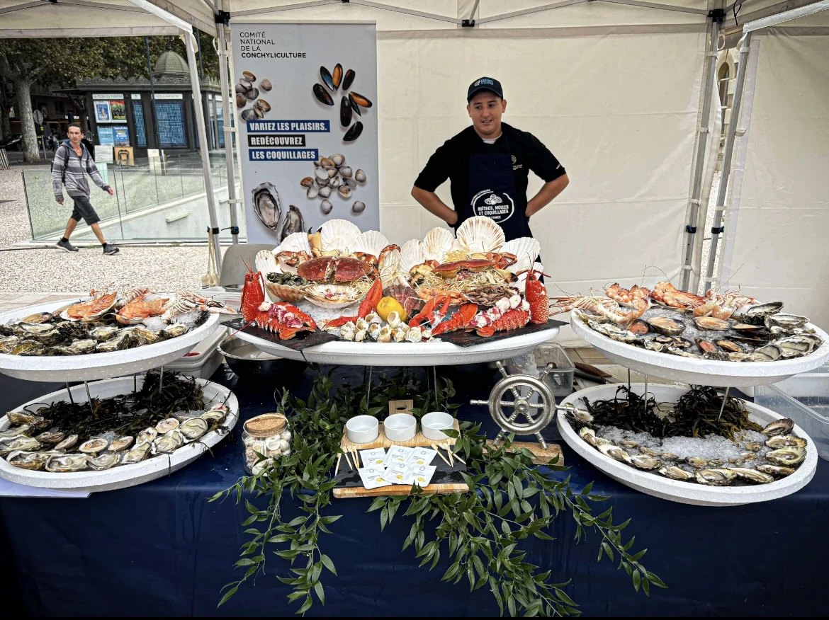 Premier concours Steven Huguenin The Oyster Days Sète 2024 — L'écailler Cypriannais Saint-Cyprien Pyrénées-Orientales 66