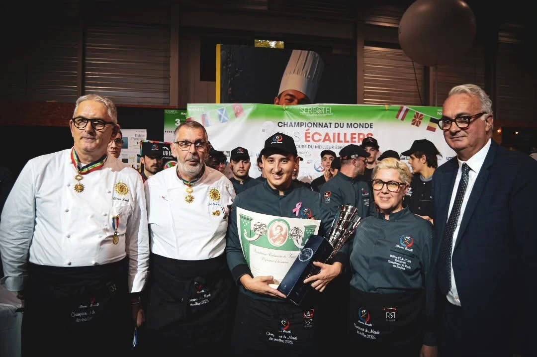 Remise du Coup de Cœur Académie Culinaire de France Espoir 2025 — Steven Huguenin L'écailler Cypriannais