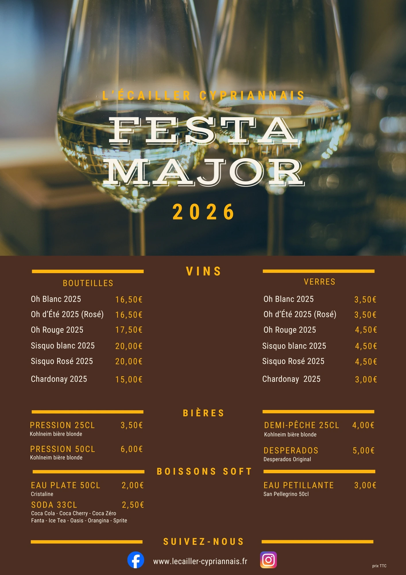 Menu Festa Major 2026 — Page 1